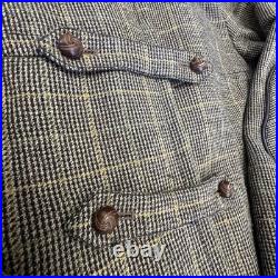 Faconnable Stylish Plaid European Style Coat Vintage Old Money Academia