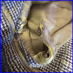 Faconnable Stylish Plaid European Style Coat Vintage Old Money Academia