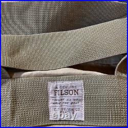 Filson Rugged Open Top Tote Tan OLD TAG Discontinued Style70111 Vintage Rare