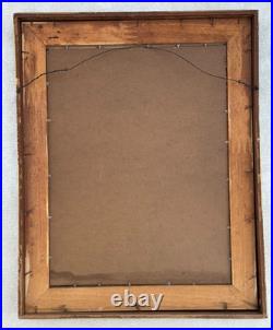 Freelander Signed Original Abstract Painting Kandinsky Style German Vintage Old