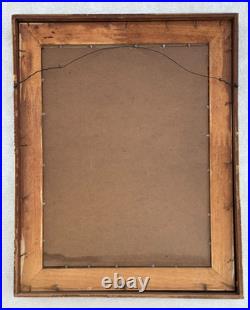 Freelander Signed Original Abstract Painting Kandinsky Style German Vintage Old