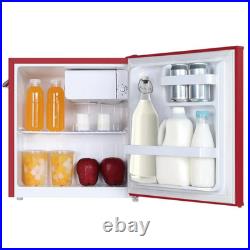 Frigidaire 1.6 Cu Ft Retro Mini Fridge with Side Bottle Opener, Red