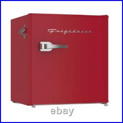Frigidaire 1.6 Cu Ft Retro Mini Fridge with Side Bottle Opener, Red