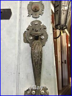 Front door Old Antique Vintage Gothic Spanish Style 36 Inch