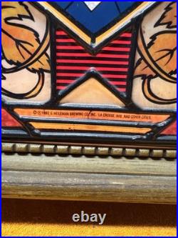 G. Vintage 1982 Old Style Beer Light Insert Heileman 23T x16W Plastic Bar Decor