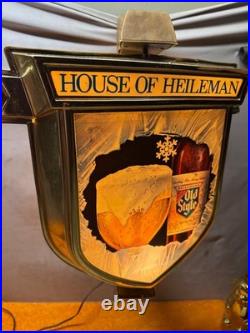 G. Vintage Old Style Beer Wall-Mounted Rotating Spinning Light. Work See Video