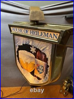 G. Vintage Old Style Beer Wall-Mounted Rotating Spinning Light. Work See Video