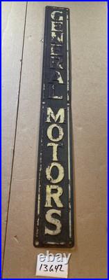 General Motors Metal Sign Antique Vintage Old Style Man Cave 13G42 General Motors Metal Sign Antique Vintage Old Style Man Cave 13G42