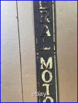 General Motors Metal Sign Antique Vintage Old Style Man Cave 13G42 General Motors Metal Sign Antique Vintage Old Style Man Cave 13G42