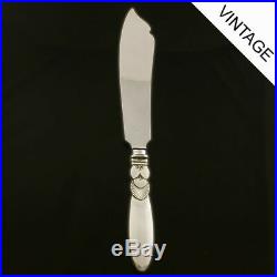 Georg Jensen Silver Cake Knife, Old Style Blade Cactus/ Kaktus VINTAGE