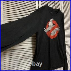Ghostbusters Long Sleeve Black Movie T-Shirt Vintage Old Style Shirt