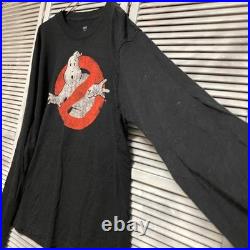 Ghostbusters Long Sleeve Black Movie T-Shirt Vintage Old Style Shirt