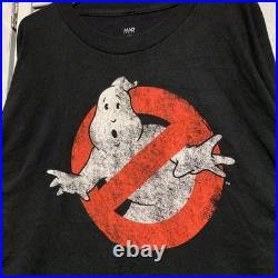 Ghostbusters Long Sleeve Black Movie T-Shirt Vintage Old Style Shirt