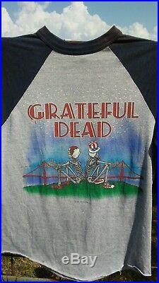 Grateful Dead radio city official Vintage T shirt 1982 jersey style old real