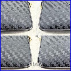 Gucci 007 115 0162 Old Style Logo Hardware Shoulder Bag Black Vintage