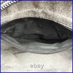 Gucci 007 115 0162 Old Style Logo Hardware Shoulder Bag Black Vintage