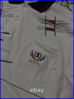 Gucci Polo T-Shirt Old Money Style Vintage 80` Rare Vintage Gucci Polo T-Shirt Old Money Style Vintage 80` Rare Vintage