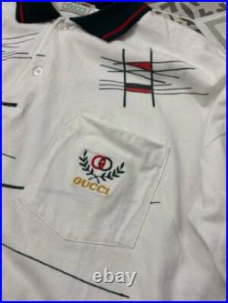 Gucci Polo T-Shirt Old Money Style Vintage 80` Rare Vintage Gucci Polo T-Shirt Old Money Style Vintage 80` Rare Vintage