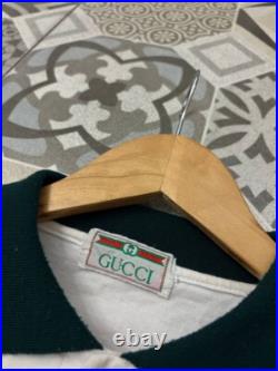 Gucci Polo T-Shirt Old Money Style Vintage 80` Rare Vintage Gucci Polo T-Shirt Old Money Style Vintage 80` Rare Vintage