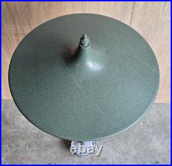 HUBBELL METAL PATHWAY LIGHT -vintage hat style- NEW old Stock bulb not included