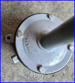 HUBBELL METAL PATHWAY LIGHT -vintage hat style- NEW old Stock bulb not included