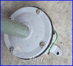HUBBELL METAL PATHWAY LIGHT -vintage hat style- NEW old Stock bulb not included