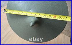 HUBBELL METAL PATHWAY LIGHT -vintage hat style- NEW old Stock bulb not included