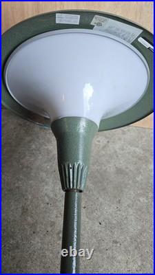 HUBBELL METAL PATHWAY LIGHT -vintage hat style- NEW old Stock bulb not included