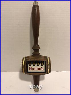 Hamms Beer Tap Handle Wood Barrel Vintage Old World Style
