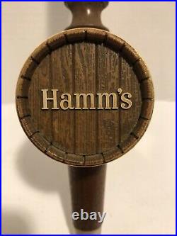 Hamms Beer Tap Handle Wood Barrel Vintage Old World Style