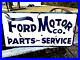 Hand-Painted-Antique-Vintage-Old-Style-FORD-MOTOR-CO-Parts-Service-18x36-Sign-01-atv
