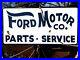 Hand-Painted-Antique-Vintage-Old-Style-FORD-MOTOR-CO-Parts-Service-18x36-Sign-01-oo