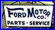 Hand-Painted-Antique-Vintage-Old-Style-FORD-MOTOR-CO-Parts-Service-36-Wh-Sign-01-hg