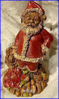 Handmade Numbered Artist 1980s Vintage Old World Style Santa Figurine