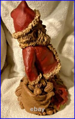 Handmade Numbered Artist 1980s Vintage Old World Style Santa Figurine