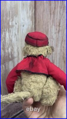 Handmade Vintage Style Creepy Old Looking Monkey Bellboy Monkey