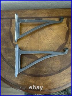 Heavy Duty Vintage Old Style Victorian Pattern Iron Bridge Cast Iron Brackets(2)