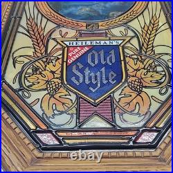 Heileman's OLD STYLE Vintage Beer Light Sign Waterfall MOTION SEE VIDEO