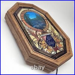 Heileman's OLD STYLE Vintage Beer Light Sign Waterfall MOTION SEE VIDEO