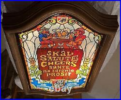 Heileman's Old Style Lighted Beer Sign Vintage Cheers BEAUTIFUL EXCELLENT