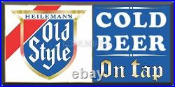 Heilemans Old Style Beer Bar Tavern Vintage Sign Remake Aluminum Size Options