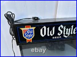 Heilman's OLD STYLE neon beer sign chaulk marker message writer. 1989. WORKS