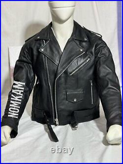 Highway Leather Old School Police Style Motorcycle Leather Jacket 2 Ammo pocket