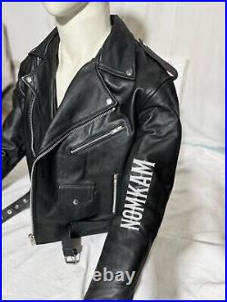 Highway Leather Old School Police Style Motorcycle Leather Jacket 2 Ammo pocket