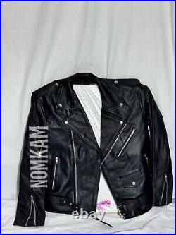 Highway Leather Old School Police Style Motorcycle Leather Jacket 2 Ammo pocket