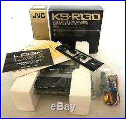 JVC KS-R130 Vintage Shaft Style AM/FM Cassette Car Stereo NEW Old Stock