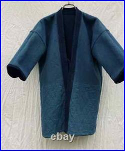 Japanese Vintage Sashiko Indigo Blue Old Kendo Jacket Size 2 Men made in Japan