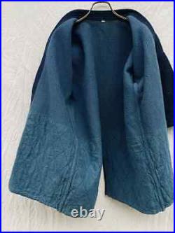 Japanese Vintage Sashiko Indigo Blue Old Kendo Jacket Size 2 Men made in Japan