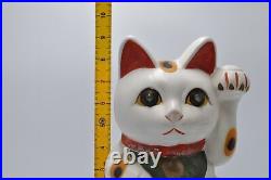 Japanese Waving Cat Maneki Neko Vintage Tradition Luck Pendant Old Style