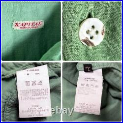 KAPITAL OLD Design Shirt Old Green From Japan